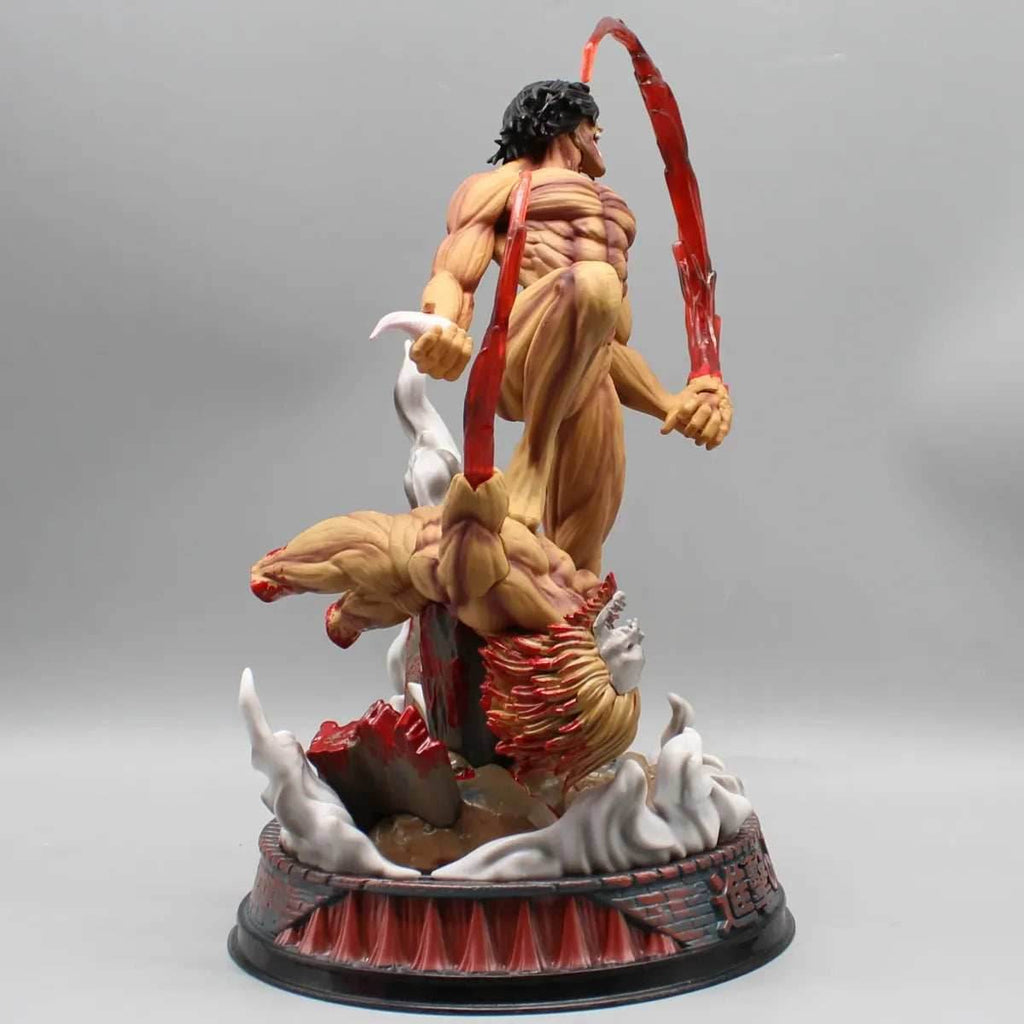 Attack on Titan Eren Jaeger Figure 29cm - PVC Armored Titan Statue - with box