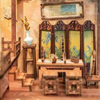 Book Nook Wizardi Miniature - Elegant Song Dynasty Roombox Kit - 