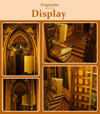 Book Nook Wizardi Miniature - Eternal Bookstore Roombox Kit - 