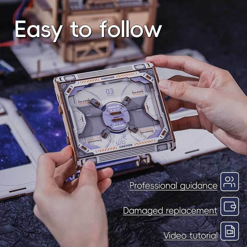 Book Nook Wizardi Miniature - Suns in Conjunction Roombox Kit - 