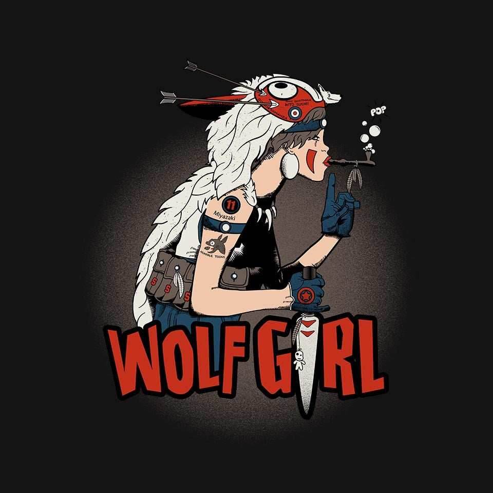 Wolf Girl - Unisex / Black / S