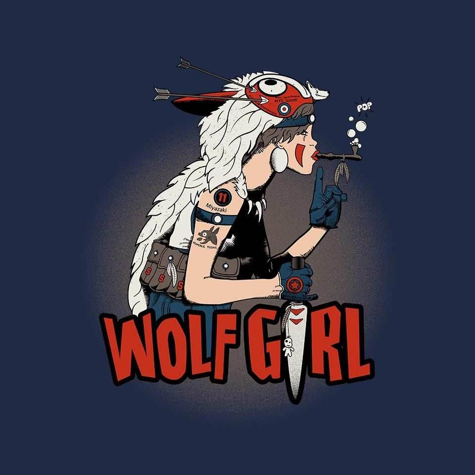 Wolf Girl - Unisex / Black / S