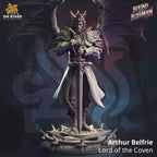 Arthur Belfrie, Lord of the Coven (Male Vampire Shapeshifter) - 32mm Scale / With Wings (Pictured)