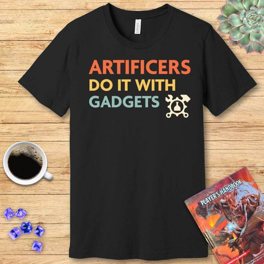 Artificers Do It With Gadgets T-Shirt - Navy / S