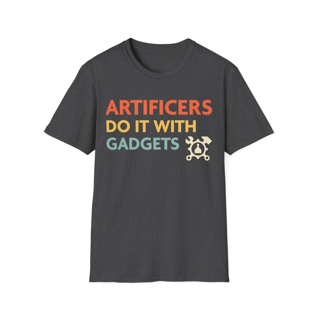 Artificers Do It With Gadgets T-Shirt - Dark Heather / S