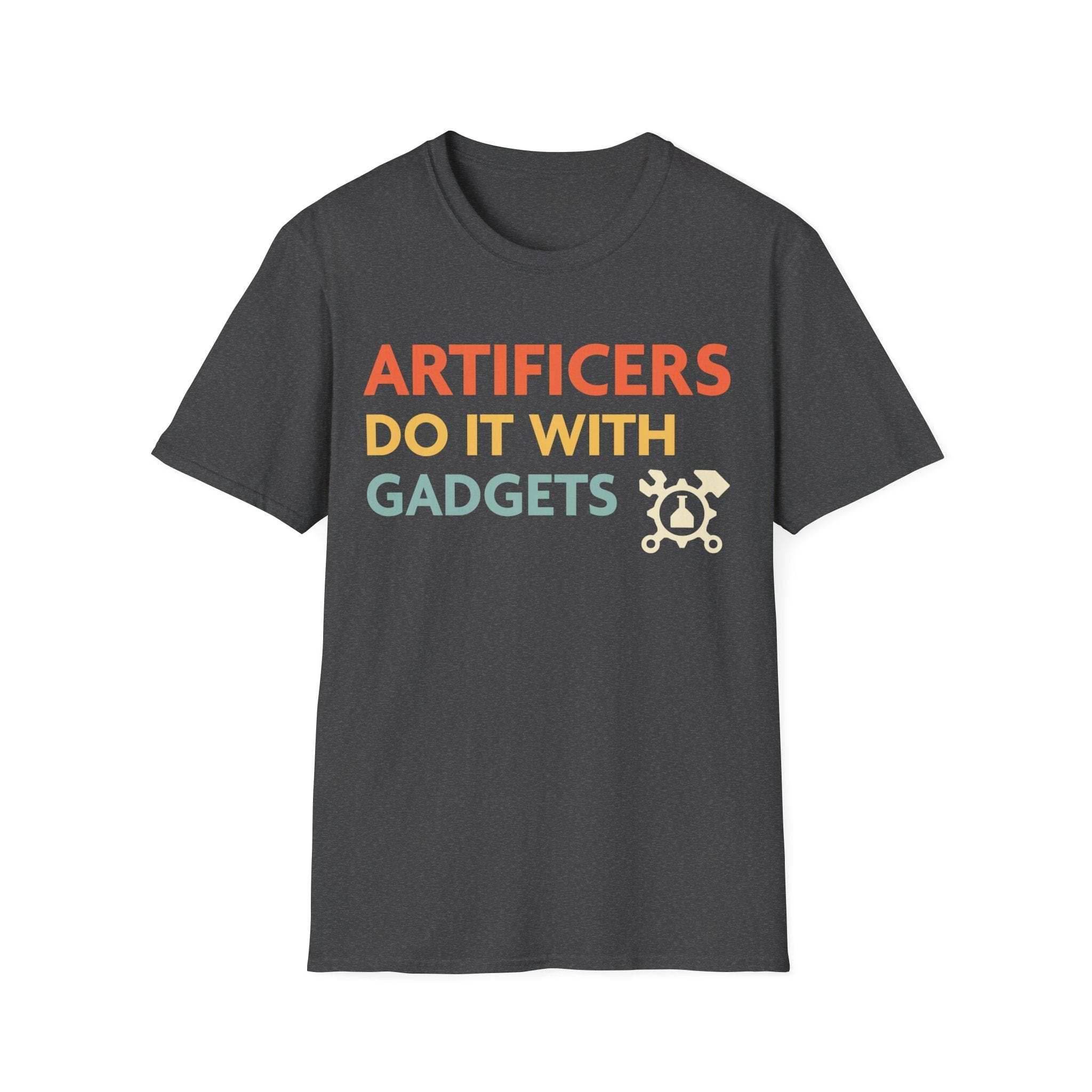 Artificers Do It With Gadgets T-Shirt - Dark Heather / S