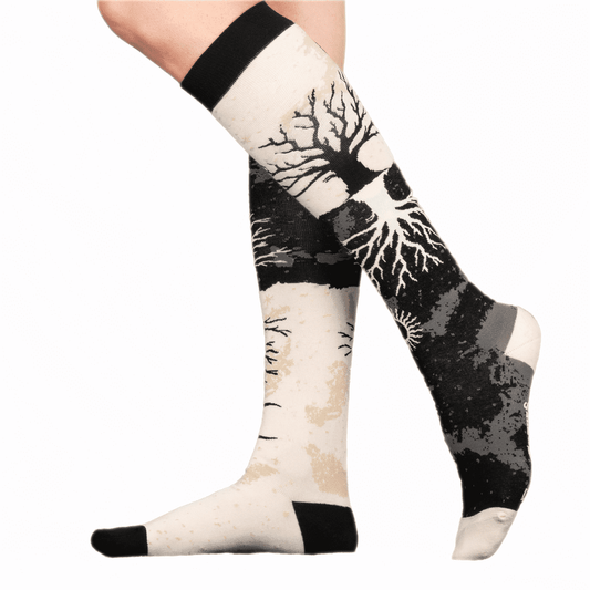 As Above So Below Tree Knee High Socks - 