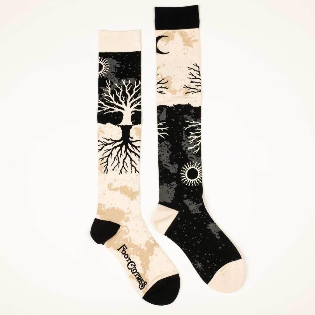 As Above So Below Tree Knee High Socks - 