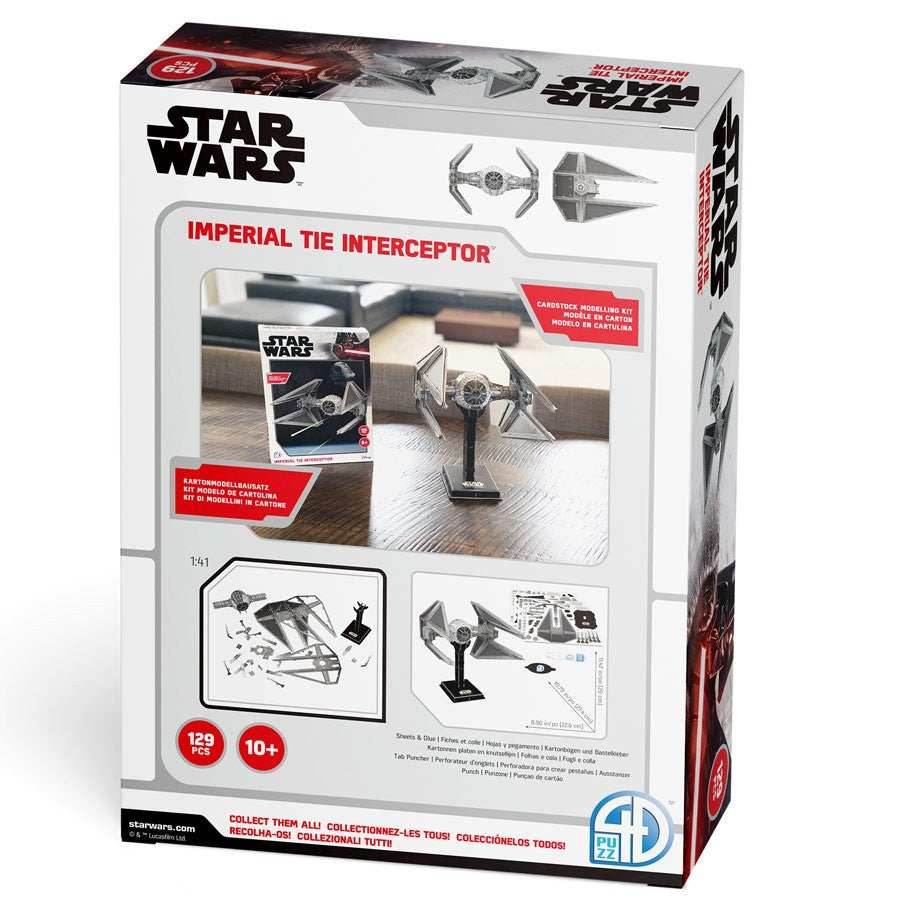 4D Model Kit: Star Wars - Imperial TIE Interceptor - 