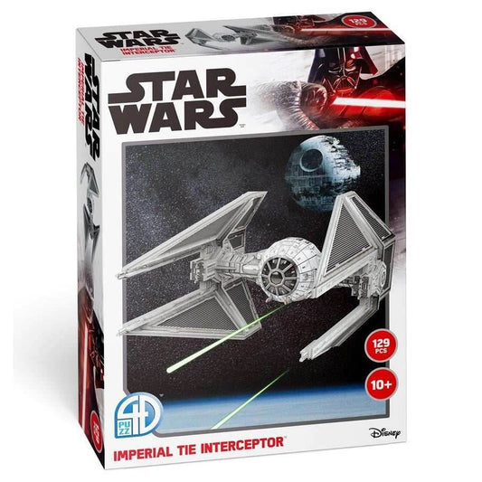 4D Model Kit: Star Wars - Imperial TIE Interceptor - 