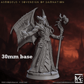 Asmodeus, Sovereign of Damnation (Male Tiefling Warlock) - With Wings