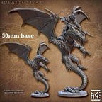 Assault Dragon: Sculpt A (Wild or Mounted Dragonrider Cavalry Unit) - Wild (No Saddle or Rider)