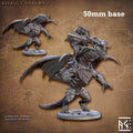 Assault Dragon: Sculpt D (Wild or Mounted Dragonrider Cavalry Unit) - Wild (No Saddle or Rider)