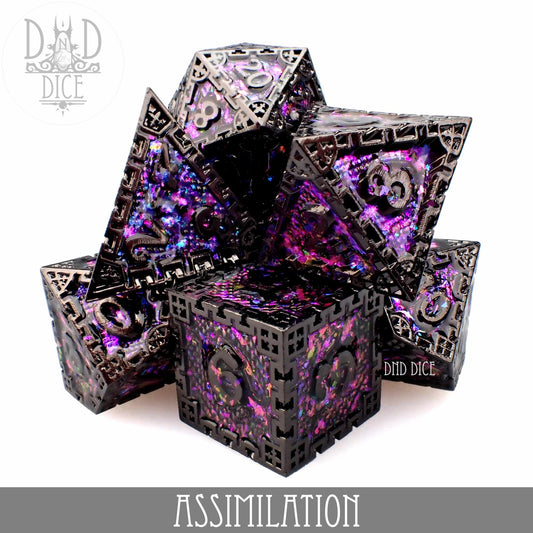 Assimilation Metal Dice Set