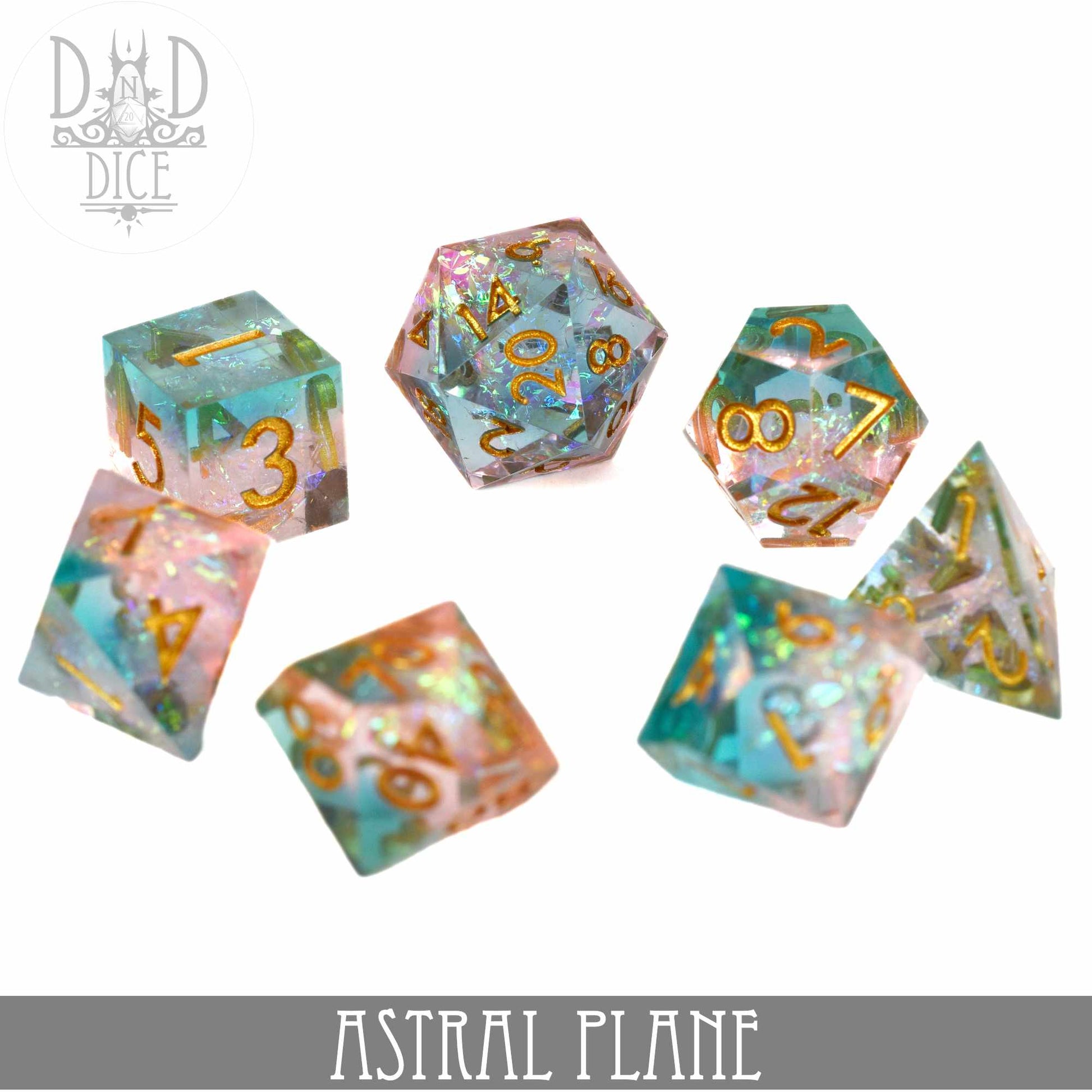 Astral Plane Handmade Dice Set