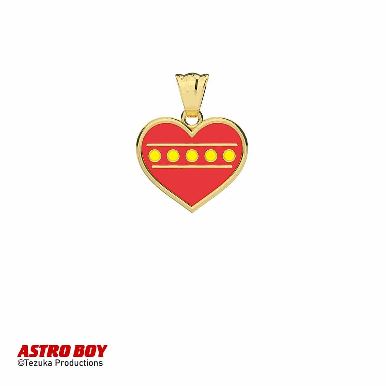 Astro Boy™ Heart Necklace - Gold