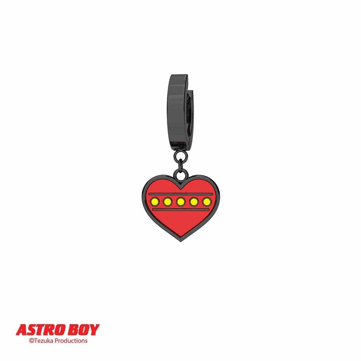 Astro Boy™ Heart Earring - Black / Single