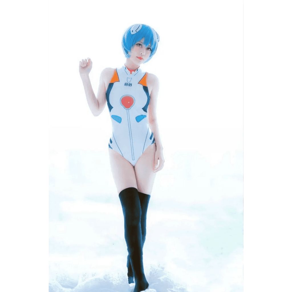 D.VA, Mercy, Asuka Cosplay Swimsuit - Style 3 / M / Anime