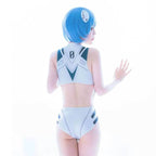 D.VA, Mercy, Asuka Cosplay Swimsuit - Style 3 / M / Anime