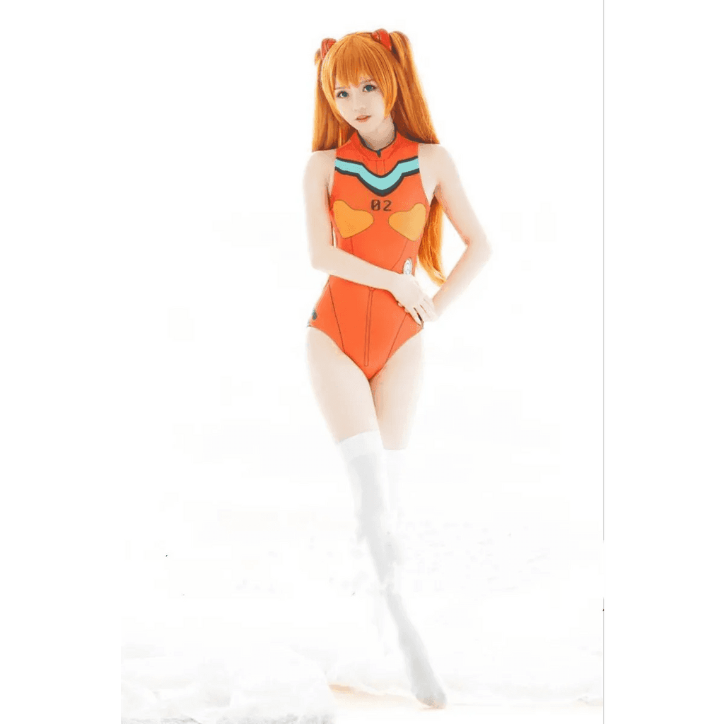 D.VA, Mercy, Asuka Cosplay Swimsuit - Style 3 / M / Anime