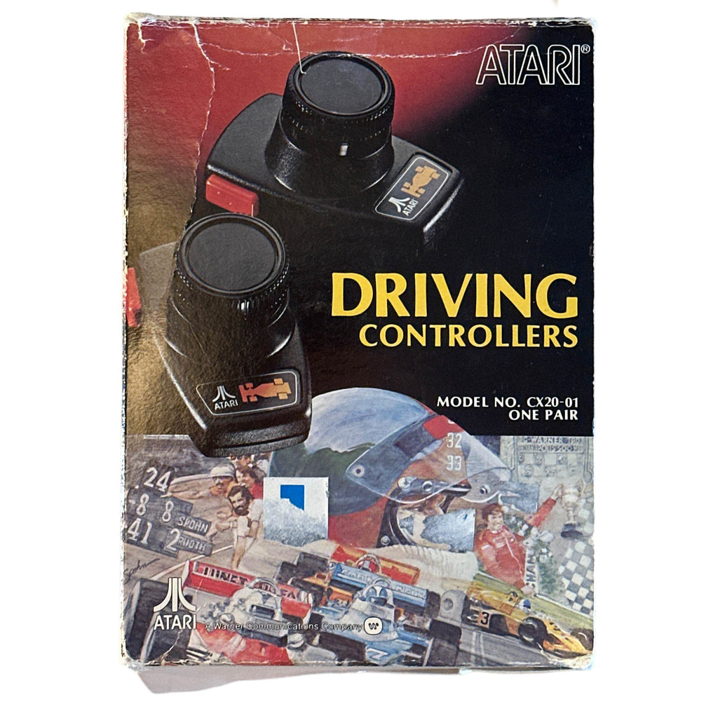 Atari 2600 Paddle Official-Controller - Atari 2600 - Complete in Box (Driving) (Pair)
