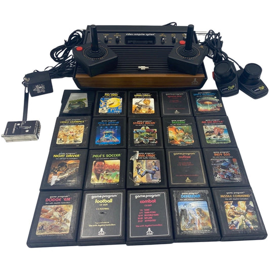 Atari 2600 System [Light Sixer] (20 Game Bundle)