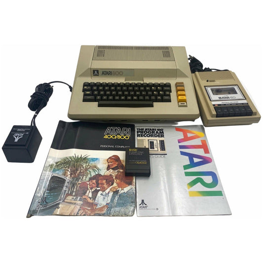 ATARI 800 Home Computer with Atari 410 Program Recorder