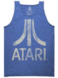 Atari Distressed Logo Adult Tank Top - S / Red