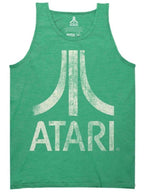 Atari Distressed Logo Adult Tank Top - S / Red