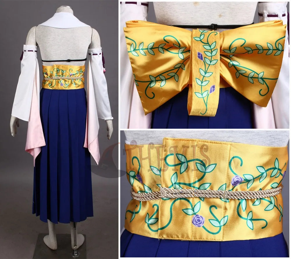 Athemis Final Fantasy Ten Yuna Cosplay Summoned Costume Outfit High Quality Same As Original Character Any Size