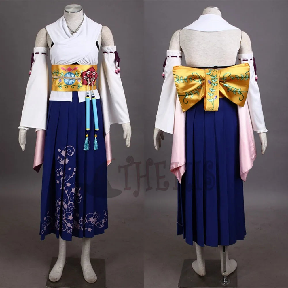 Athemis Final Fantasy Ten Yuna Cosplay Summoned Costume Outfit High Quality Same As Original Character Any Size