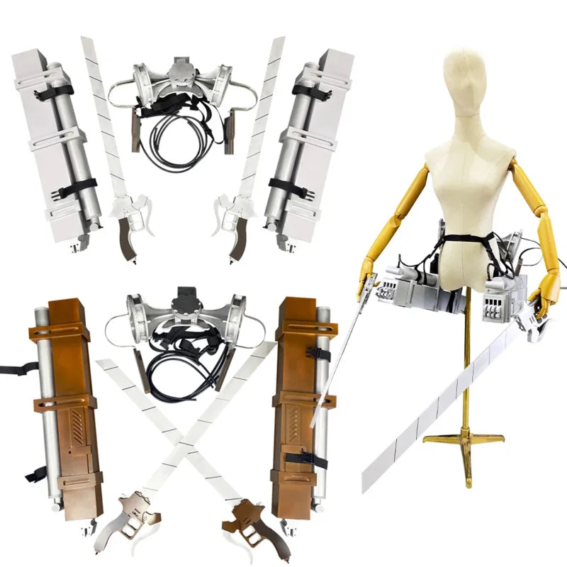 Attack on Titan Anime Cosplay Props Mikasa Ackerman Levi Ackerman Three-dimensional Mobile Device Thunder Gun Weapon Props