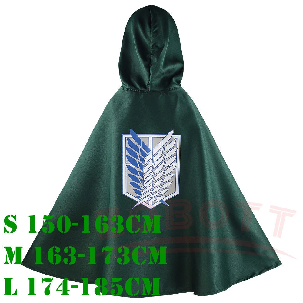 Attack on Titan Eren Levi Cosplay Costume Women Men Shingeki No Kyojin Scouting Legion Soldier Jacket Coat Windbreaker Uniform