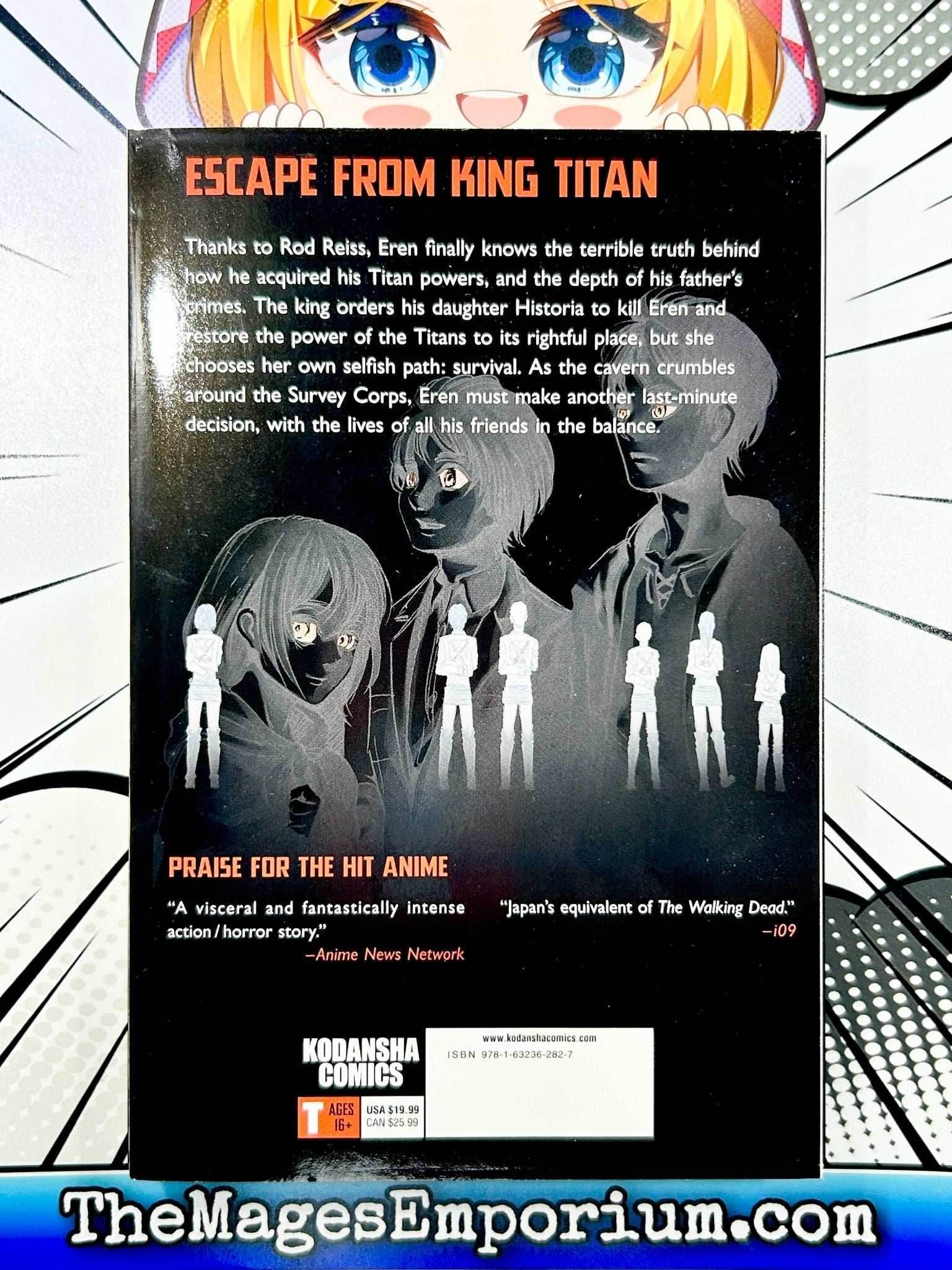 Attack on Titan Special Edition Vol 17 with Box and Sealed DVD - 