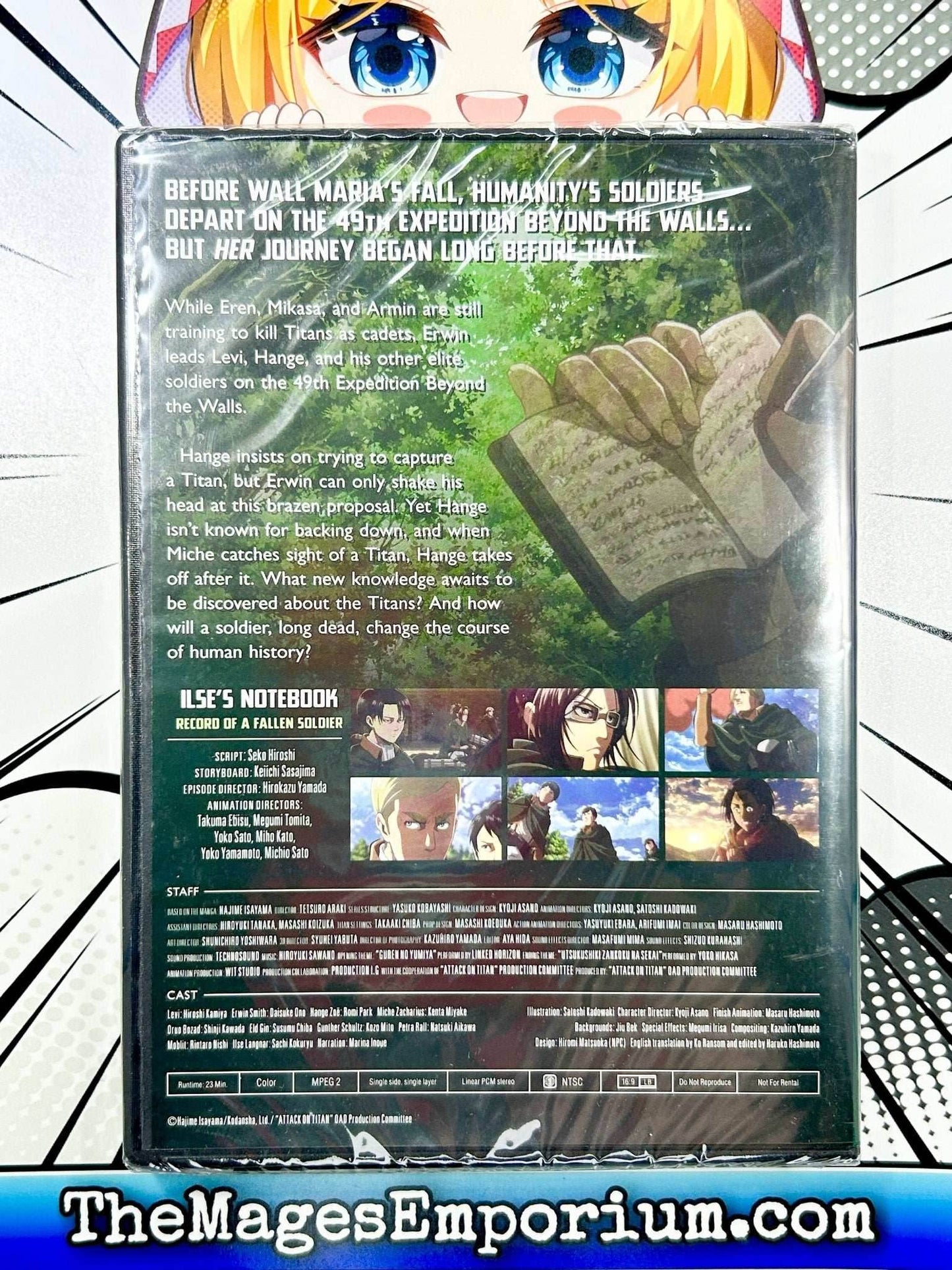 Attack on Titan Special Edition Vol 17 with Box and Sealed DVD - 