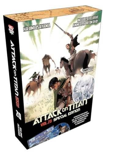 Attack on Titan Special Edition Vol 20 with Box and Sealed DVD - 