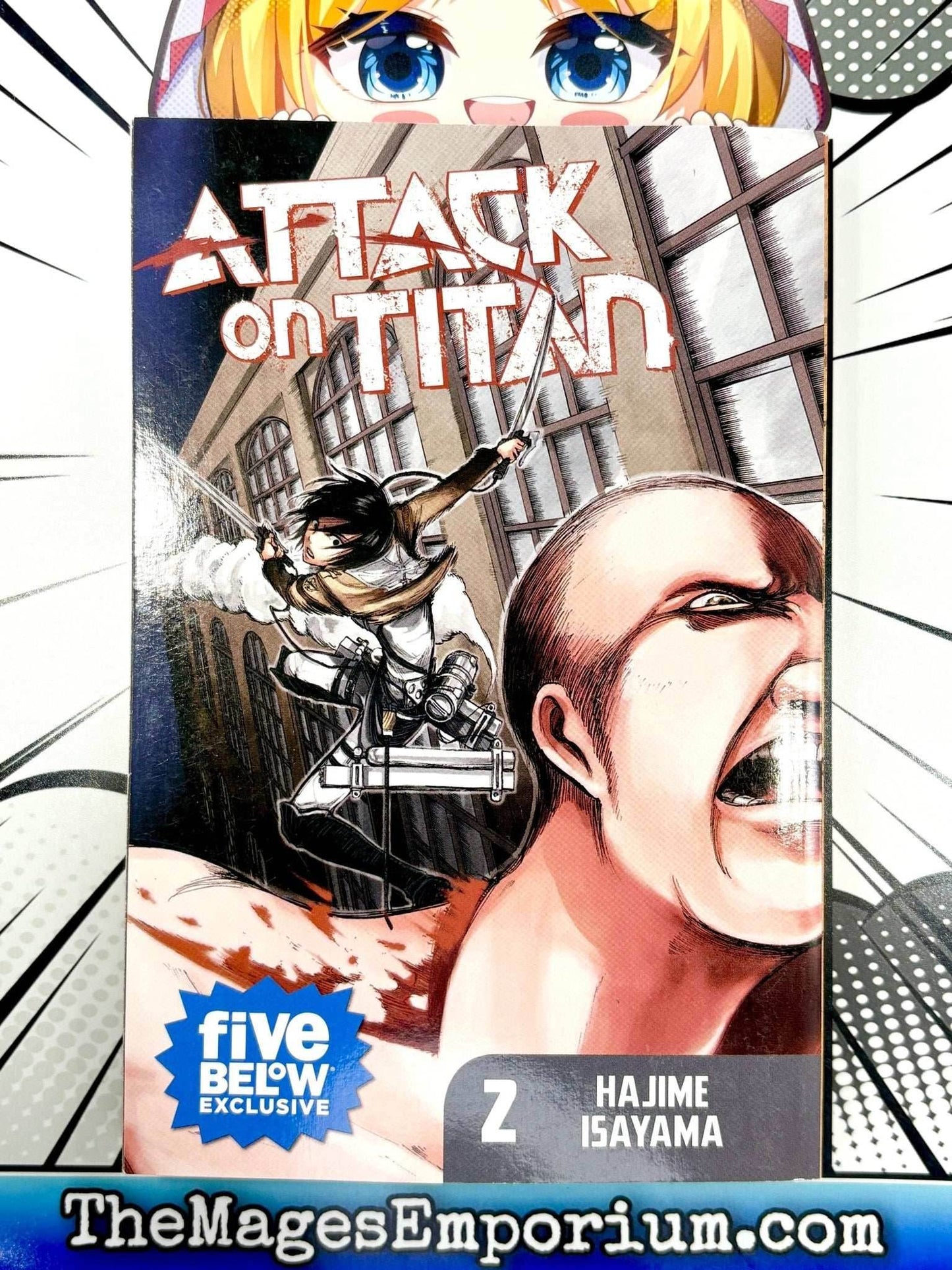 Attack on Titan Vol 2 Five Below Cover - 