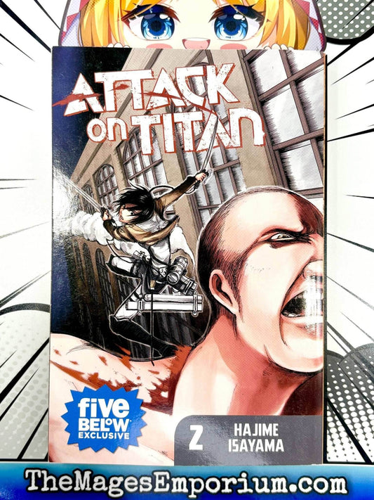 Attack on Titan Vol 2 Five Below Cover - 