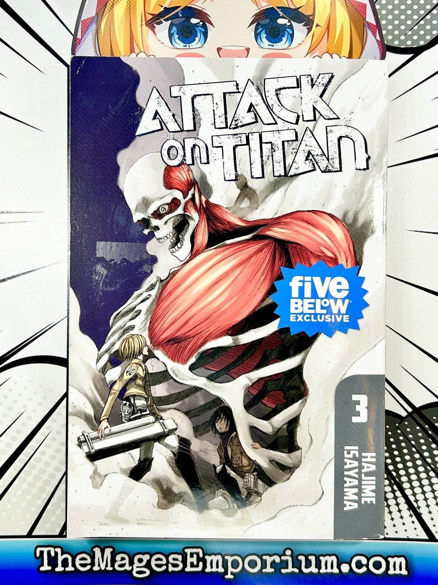 Attack on Titan Vol 3 Five Below Exclusive - 