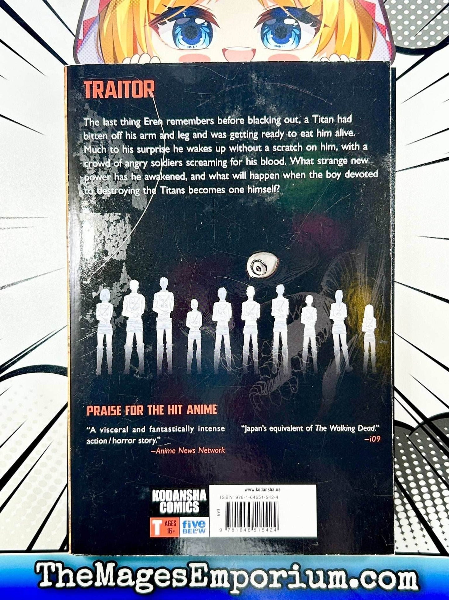 Attack on Titan Vol 3 Five Below Exclusive - 