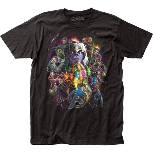 Avengers End Game Movie Poster Marvel Adult T-Shirt - S