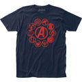 Avengers End Game Movie Icons Marvel Adult T-Shirt - S