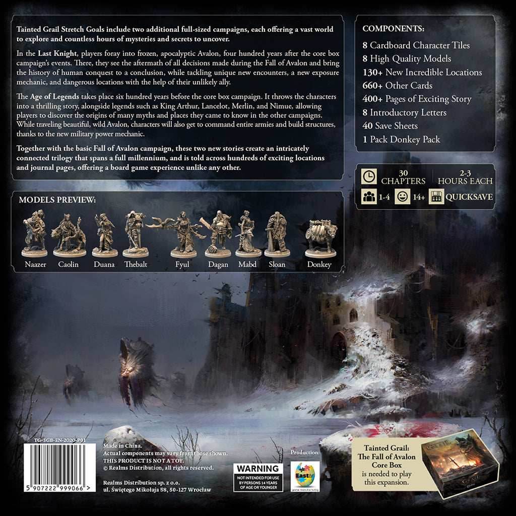 Tainted Grail - Stretch Goals - 