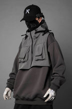 HiH34 Grey Tech Guard Hoodie - Grey / M