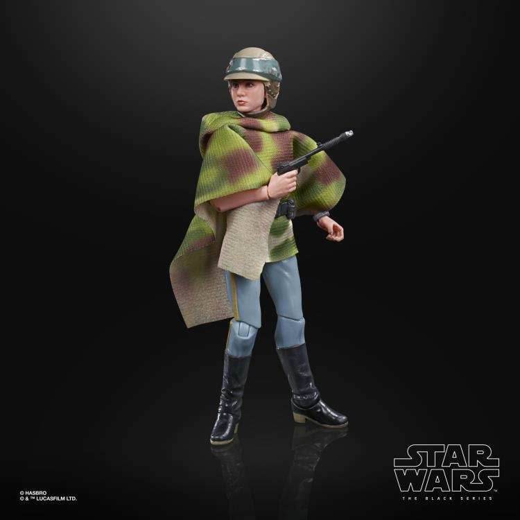 Star Wars: The Black Series - Leia Organa (Endor Battle Poncho) (Return of the Jedi) 6-Inch Action Figure - 