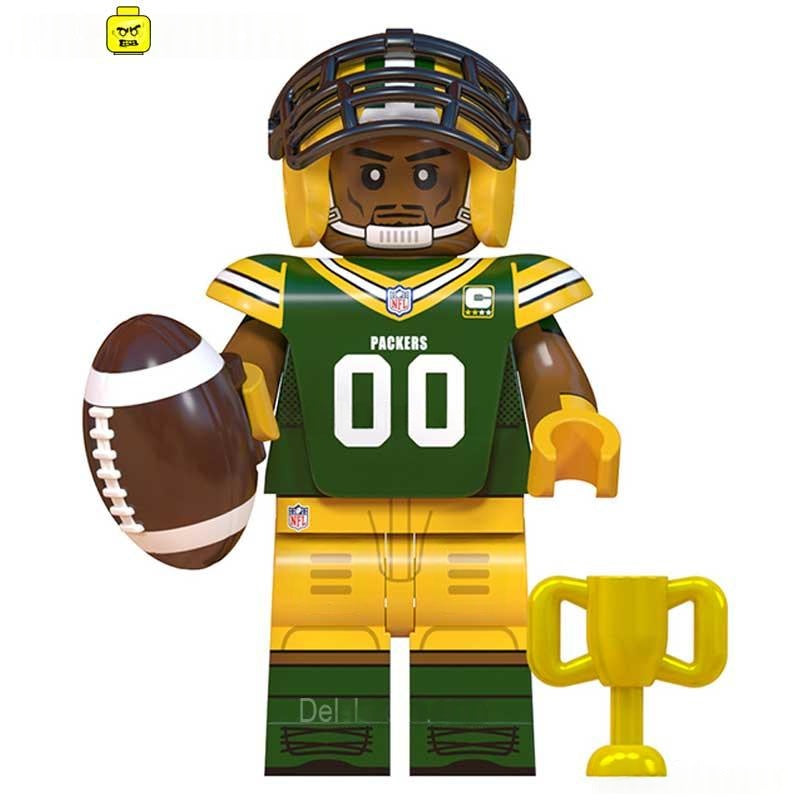 Green Bay Packers NFL Football Teams Lego Minifigures Custom Toys
