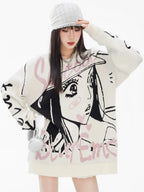 'Manga Girl‘ Anime Girls Streetstyle Oversized Sweater