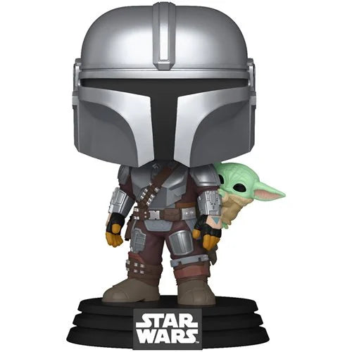 Star Wars: The Mandalorian and Grogu Mandalorian with Grogu Funko Pop! Vinyl Figure #818