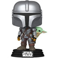 Star Wars: The Mandalorian and Grogu Mandalorian with Grogu Funko Pop! Vinyl Figure #818