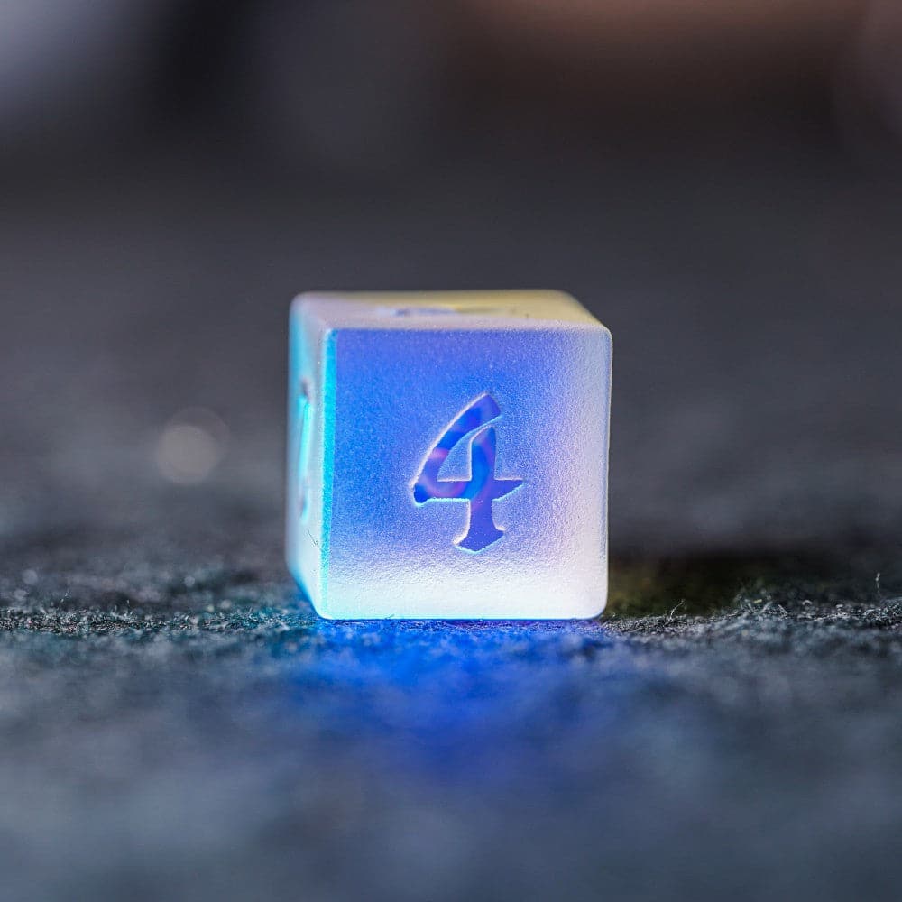 Phantom Crystal Frosted Relief Dice-DungeonDice1